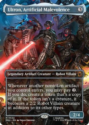 Ultron, Artificial Malevolence (Borderless) (0344) (MSH-344)