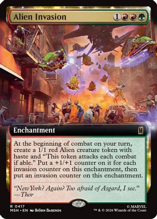 Alien Invasion (Extended Art) (MSH-417) (Foil)