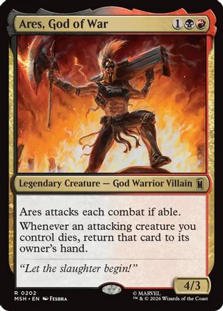 Ares, God of War (MSH-202) (Foil)