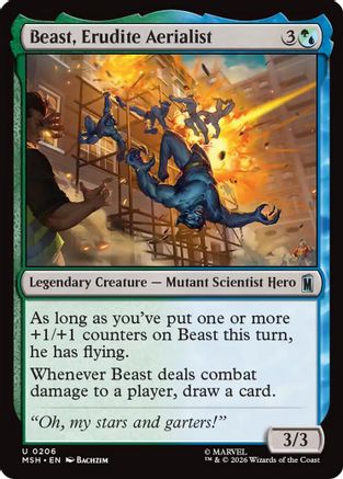 Beast, Erudite Aerialist (MSH-206) (Foil)
