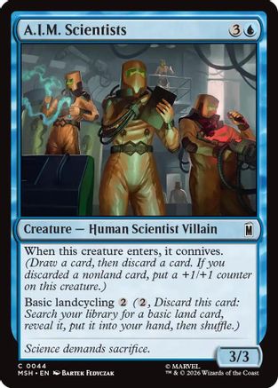 A.I.M. Scientists (MSH-044) (Foil)