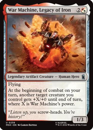 War Machine, Legacy of Iron (MSH-238) (Foil)