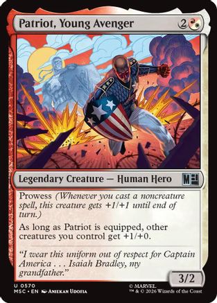 Patriot, Young Avenger (MSH-570) (Foil)
