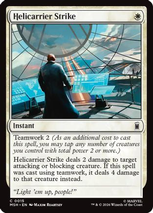 Helicarrier Strike (MSH-015) (Foil)