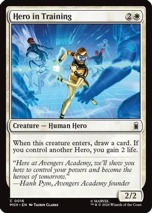 Hero in Training (MSH-016) (Foil)