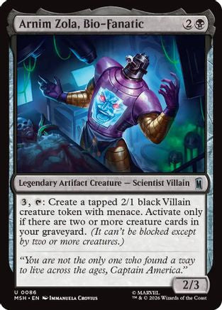 Arnim Zola, Bio-Fanatic (MSH-086)