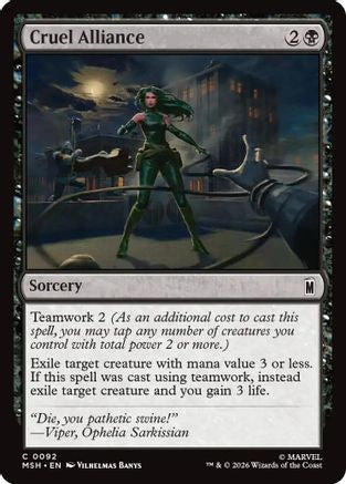 Cruel Alliance (MSH-092) (Foil)