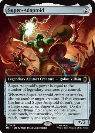 Super-Adaptoid (Extended Art) (MSH-428) (Foil)