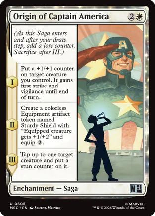 Origin of Captain America (MSC-605)
