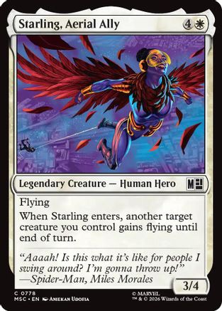 Starling, Aerial Ally (MSC-778) (Foil)