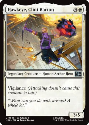 Hawkeye, Clint Barton (0838) (MSC-838)