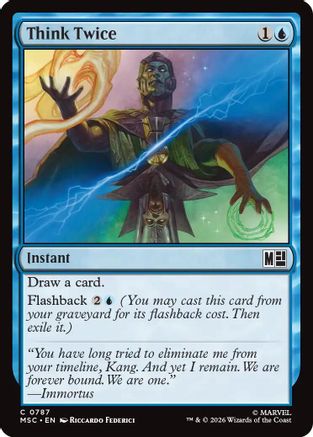 Think Twice (MSC-787) (Foil)
