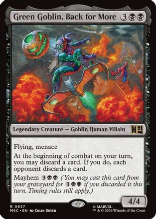 Green Goblin, Back for More (MSC-657) (Foil)