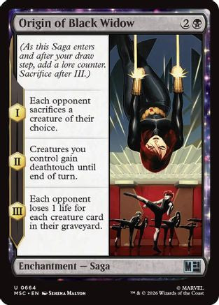 Origin of Black Widow (MSC-664)