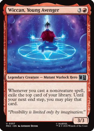 Wiccan, Young Avenger (MSC-557) (Foil)