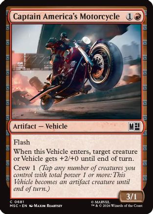 Captain America's Motorcycle (MSC-681)