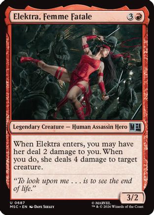 Elektra, Femme Fatale (MSC-687)