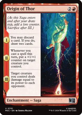Origin of Thor (MSC-701)
