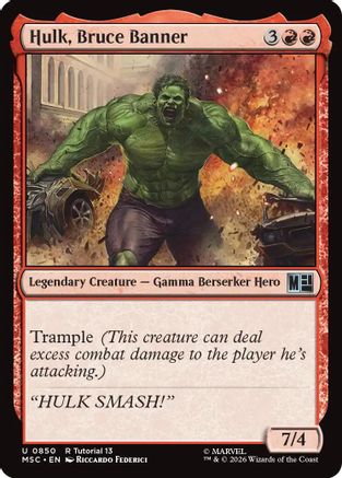 Hulk, Bruce Banner (MSC-850)
