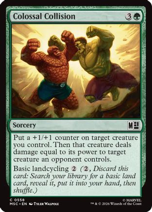 Colossal Collision (MSC-558) (Foil)