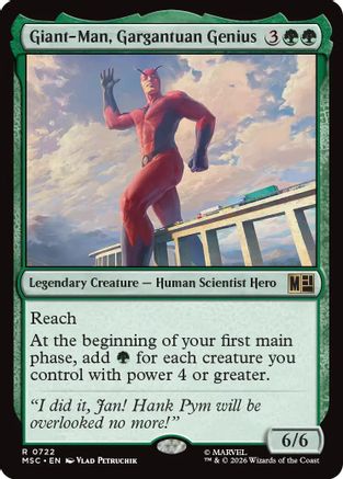 Giant-Man, Gargantuan Genius (MSC-722)