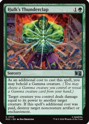 Hulk's Thunderclap (MSC-725)