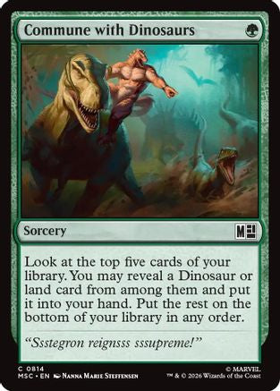 Commune with Dinosaurs (MSC-814)