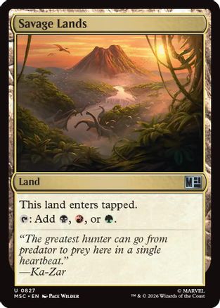 Savage Lands (MSC-827) (Foil)