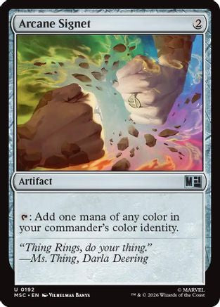 Arcane Signet (0192) (Surge Foil) (MSC-192)