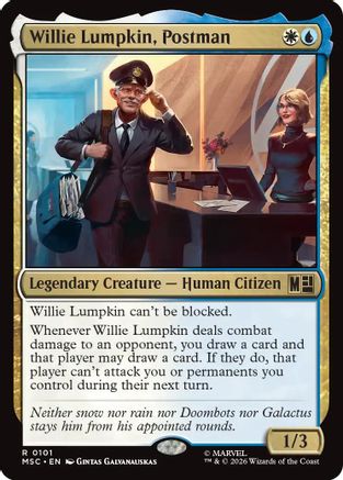 Willie Lumpkin, Postman (Surge Foil) (MSC-101)