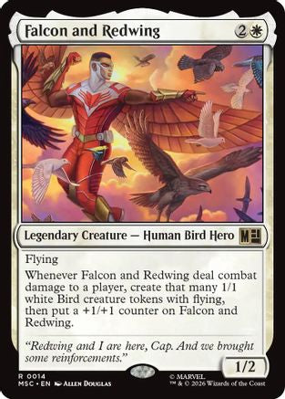 Falcon and Redwing (Surge Foil) (MSC-014)