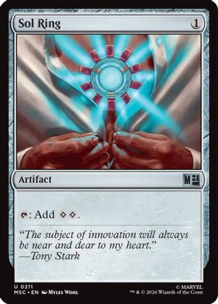 Sol Ring (0211) (Surge Foil) (MSC-211)
