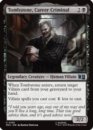 Tombstone, Career Criminal (0160) (MSC-160)