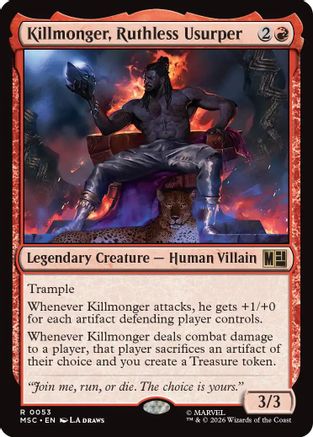 Killmonger, Ruthless Usurper (Surge Foil) (MSC-053)