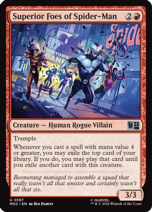 Superior Foes of Spider-Man (Surge Foil) (MSC-167)
