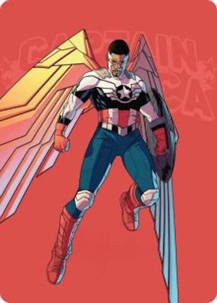Captain America, Wings of Freedom Art Card (22/45) (AAMSH-022)