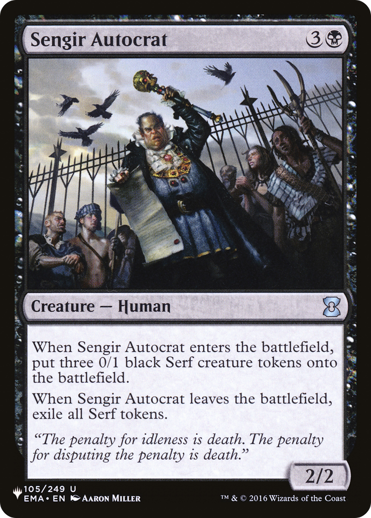 Sengir Autocrat (LIST-EMA-105)