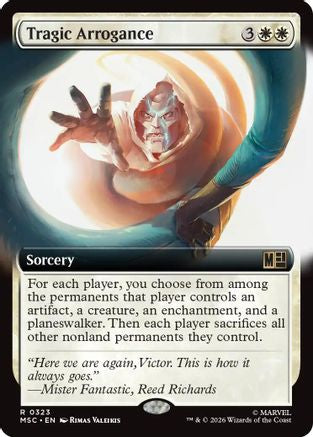 Tragic Arrogance (Extended Art) (MSC-323) (Foil)