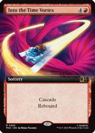 Into the Time Vortex (Extended Art) (MSC-363) (Foil)