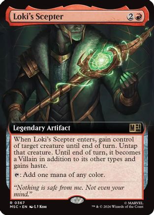 Loki's Scepter (Extended Art) (MSC-367)