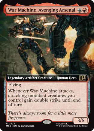 War Machine, Avenging Arsenal (Extended Art) (MSC-375)