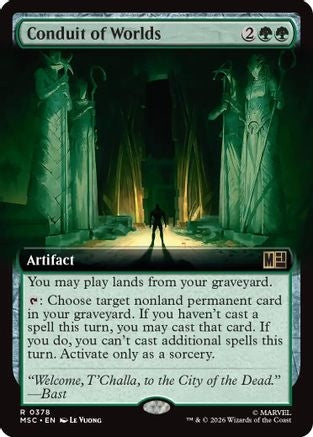 Conduit of Worlds (Extended Art) (MSC-378) (Foil)