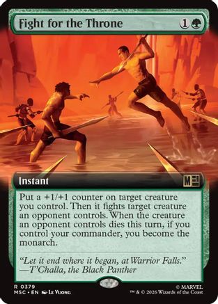 Fight for the Throne (Extended Art) (MSC-379) (Foil)