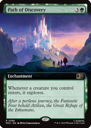 Path of Discovery (Extended Art) (MSC-386) (Foil)