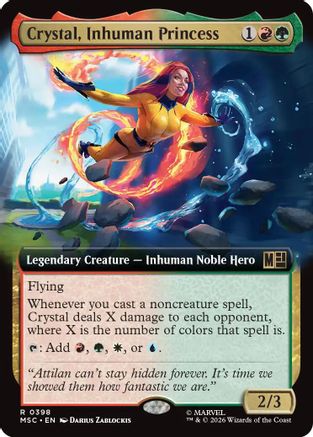 Crystal, Inhuman Princess (Extended Art) (MSC-398)