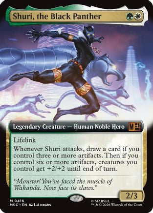 Shuri, the Black Panther (Extended Art) (MSC-416) (Foil)
