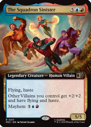 The Squadron Sinister (Extended Art) (MSC-417) (Foil)