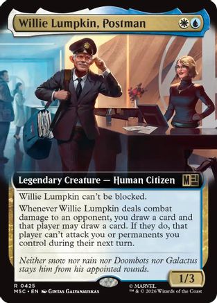 Willie Lumpkin, Postman (Extended Art) (MSC-425) (Foil)