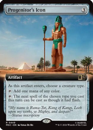 Progenitor's Icon (Extended Art) (MSC-449) (Foil)