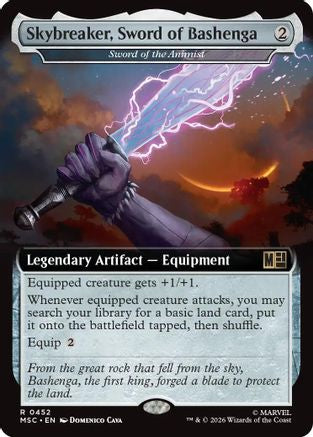 Skybreaker, Sword of Bashenga - Sword of the Animist (Extended Art) (MSC-452) (Foil)